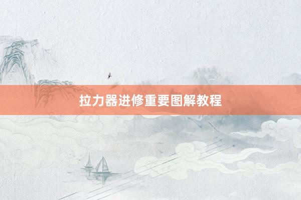 拉力器进修重要图解教程